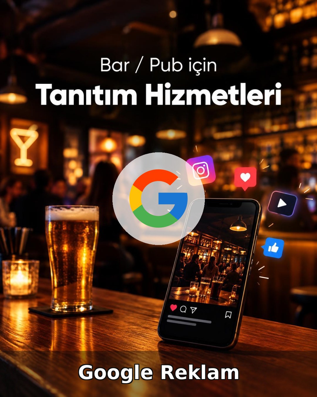 Bar / Pub Google Reklam Yönetimi