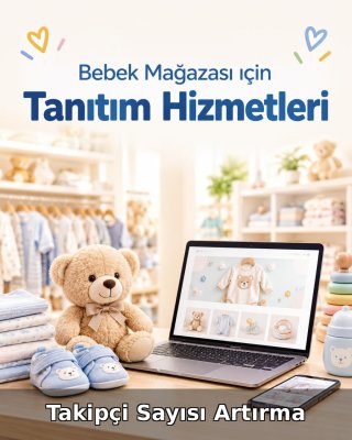 Bebek Mağazası Takipçi Sayısı Artırma