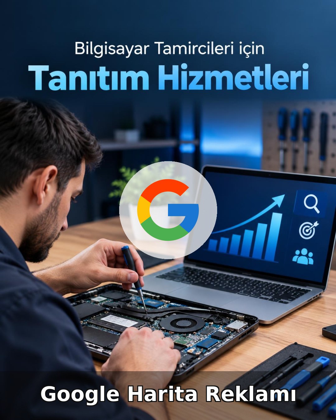 Bilgisayar Tamiri Google Harita Reklamı