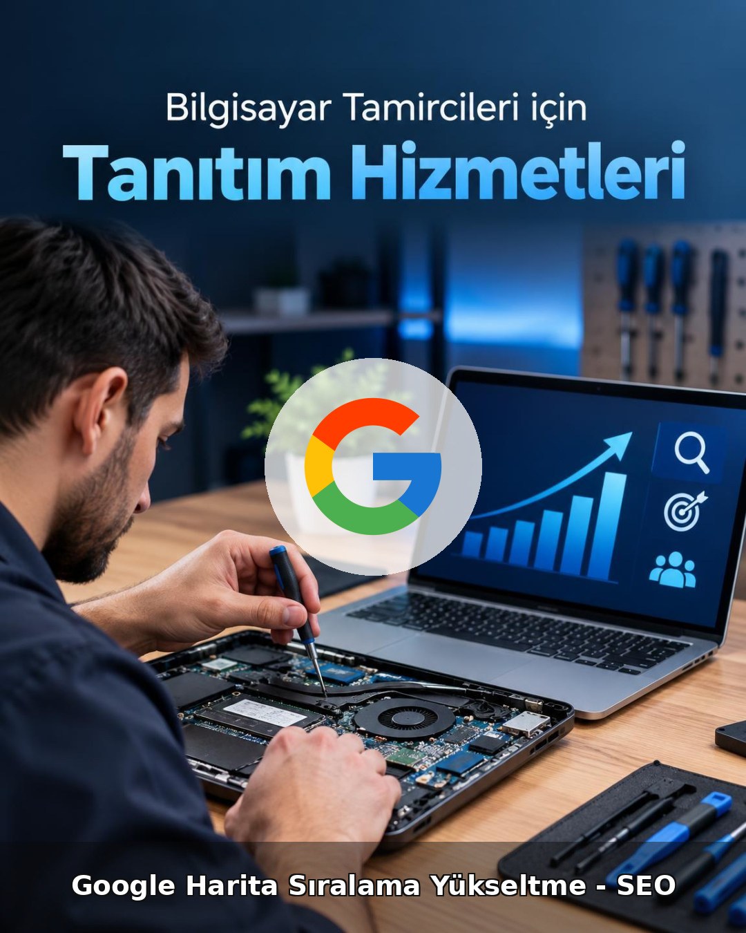 Bilgisayar Tamiri Google Harita Sıralama Yükseltme - SEO
