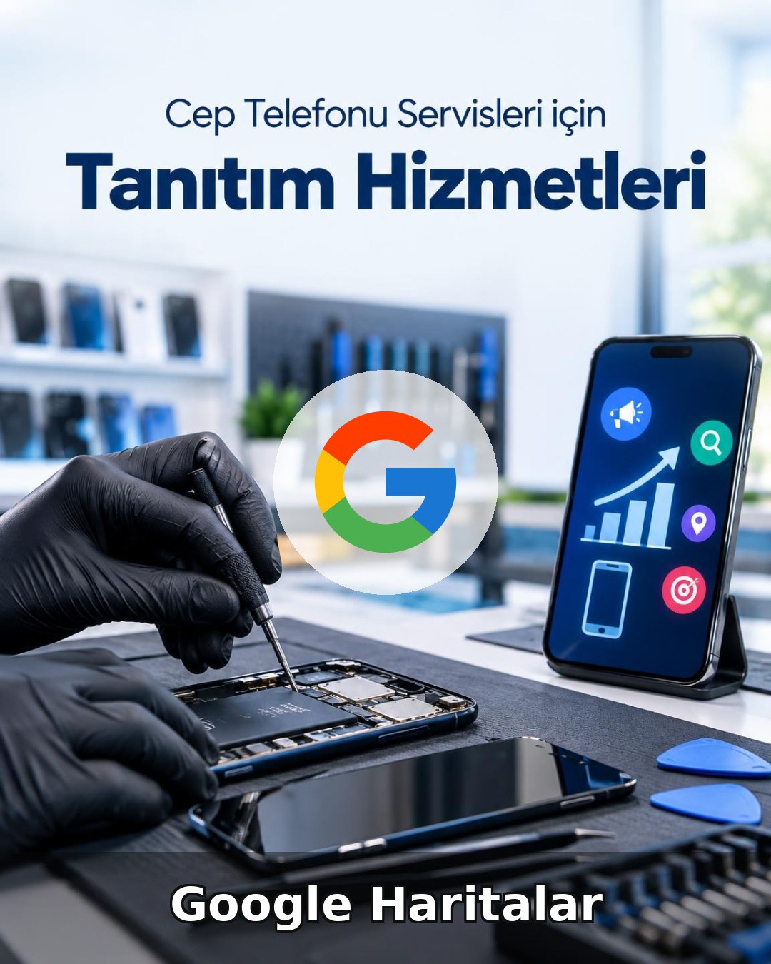 Cep Telefonu Servisi Google Harita Yönetimi
