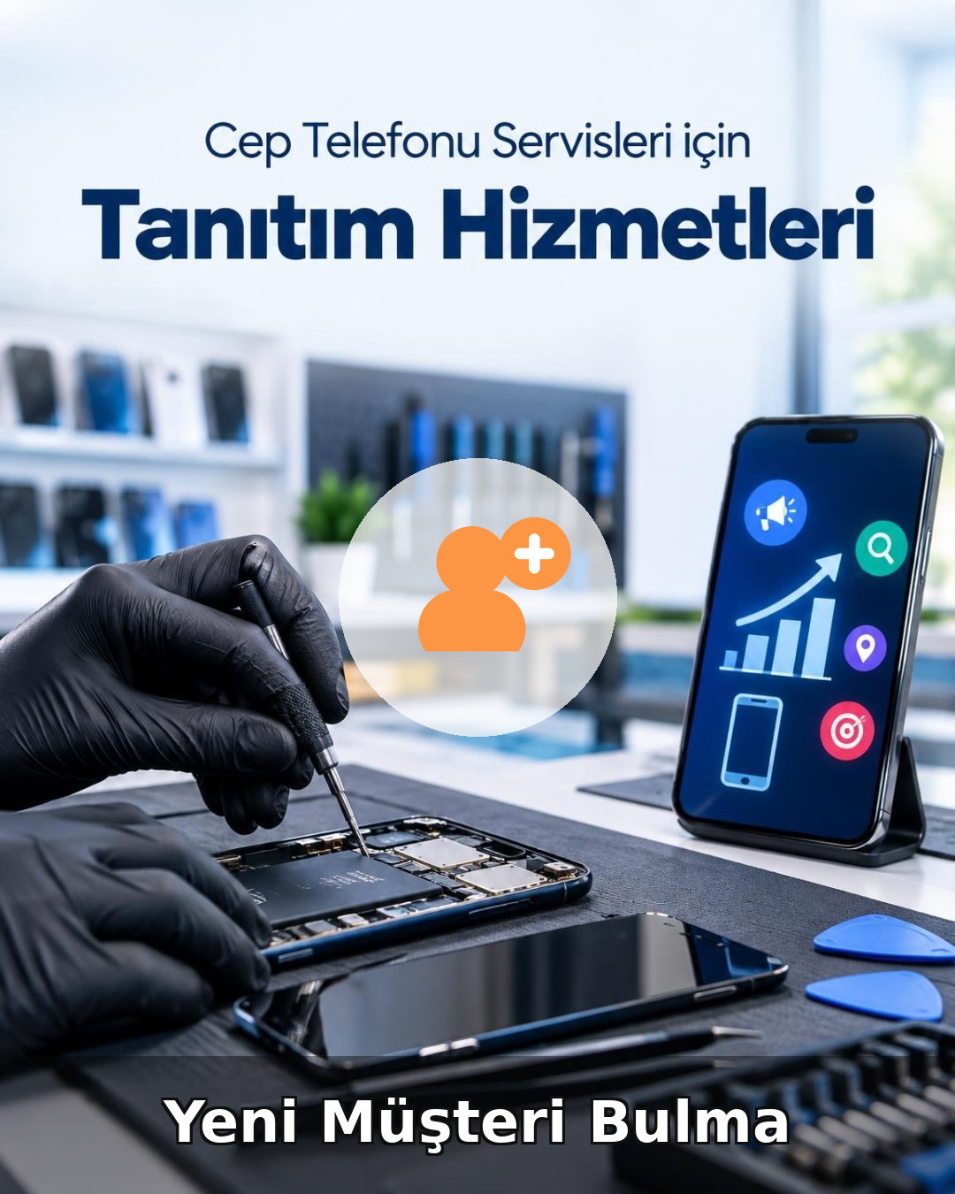 Cep Telefonu Servisi Yeni Müşteri Bulma