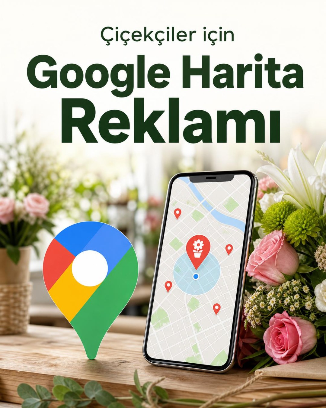 Çiçekçi Google Harita Reklamı