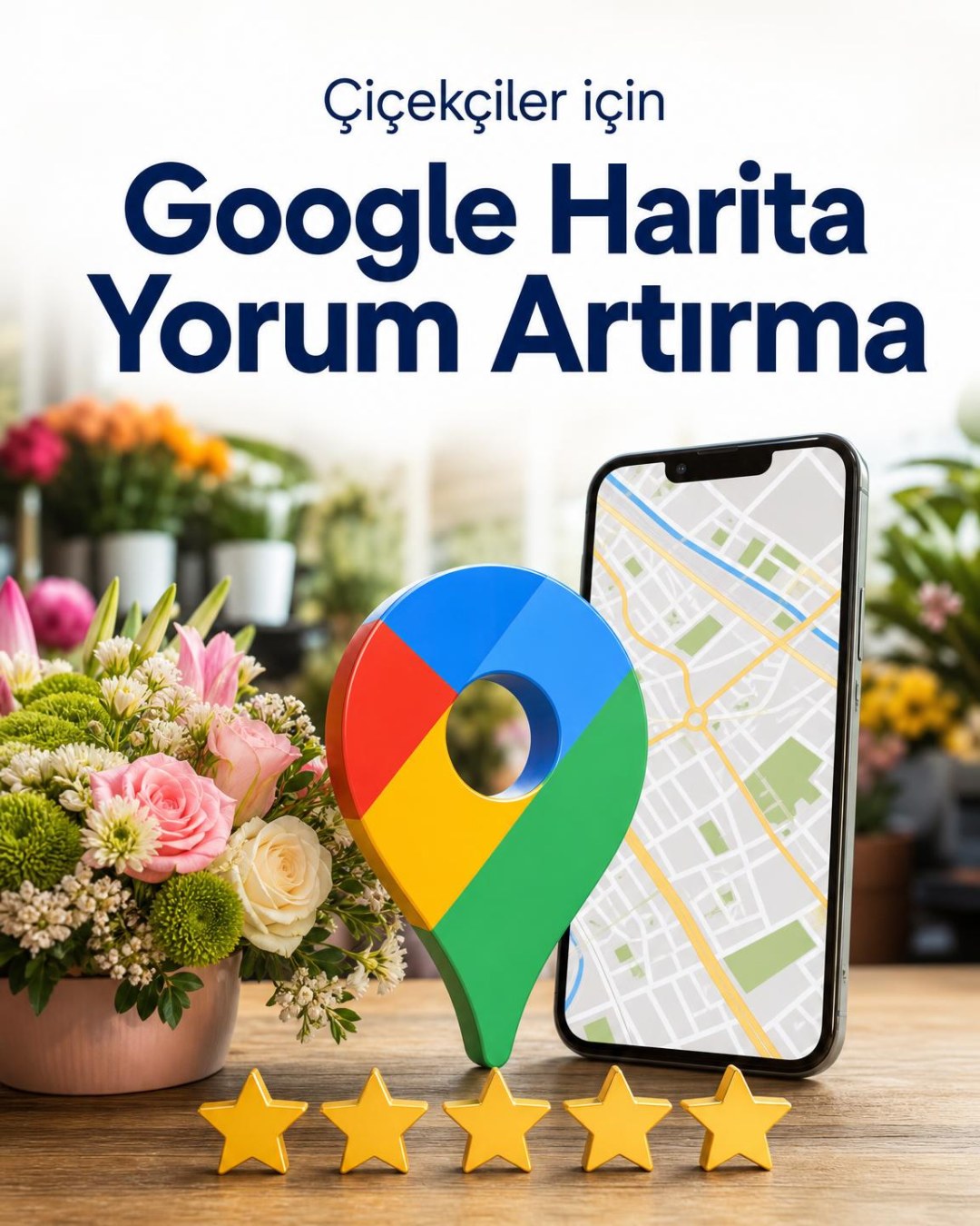 Çiçekçi Google Harita Yorum Artırma