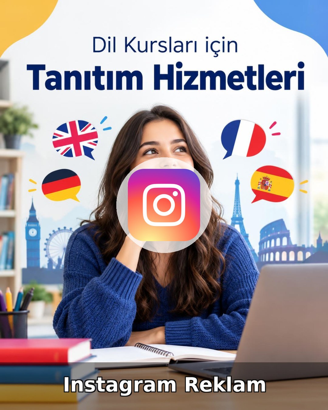 Dil Kursu Instagram Reklam Yönetimi