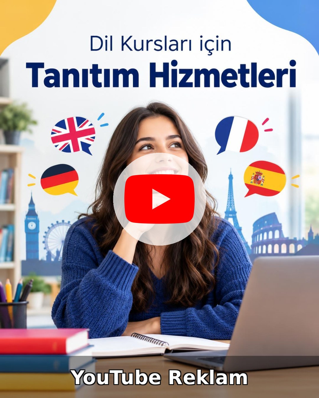 Dil Kursu YouTube Reklam Yönetimi