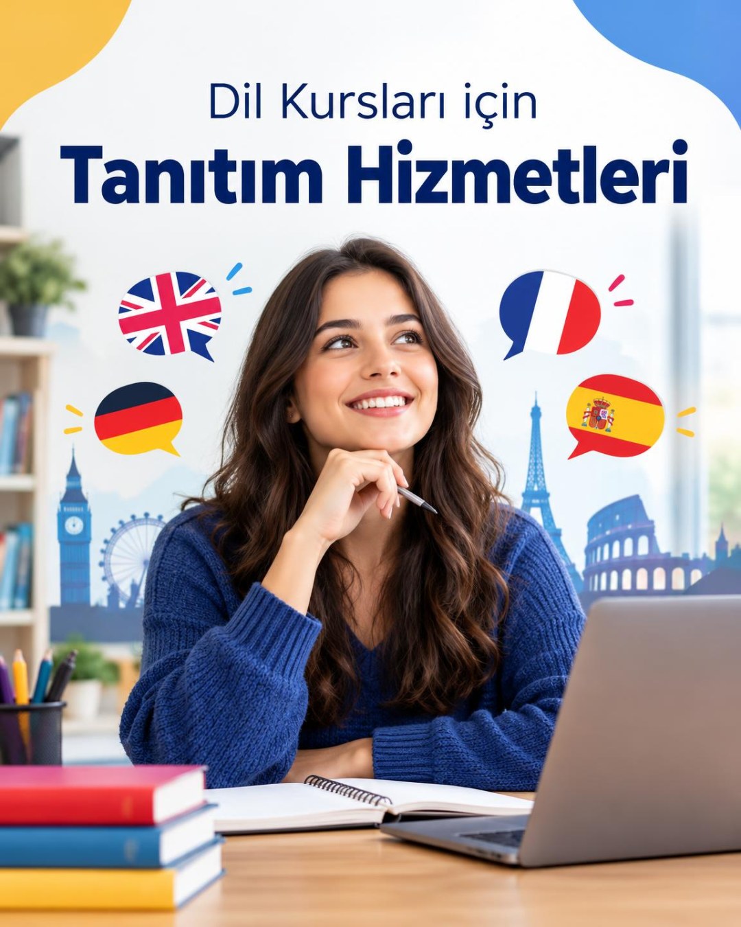 Dil Kurslarına Özel Tanıtım Hizmetleri