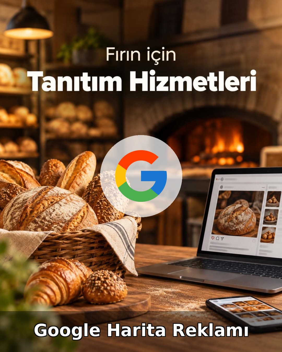 Fırın Google Harita Reklamı