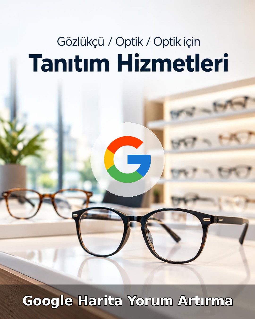 Gözlükçü / Optik Google Harita Yorum Artırma