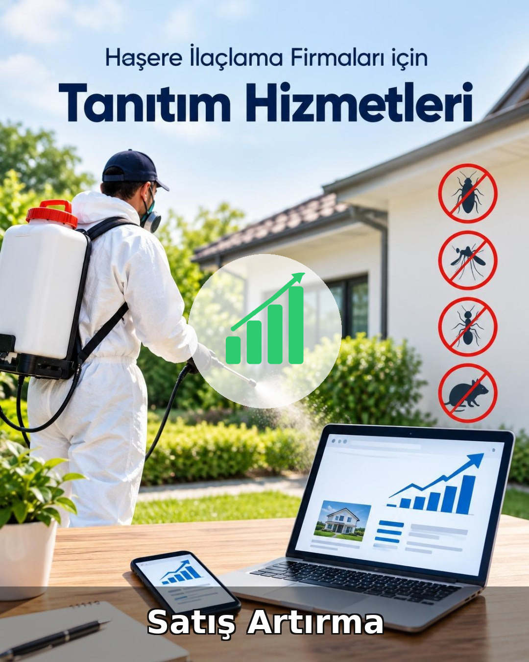 Haşere İlaçlama Satış Artırma