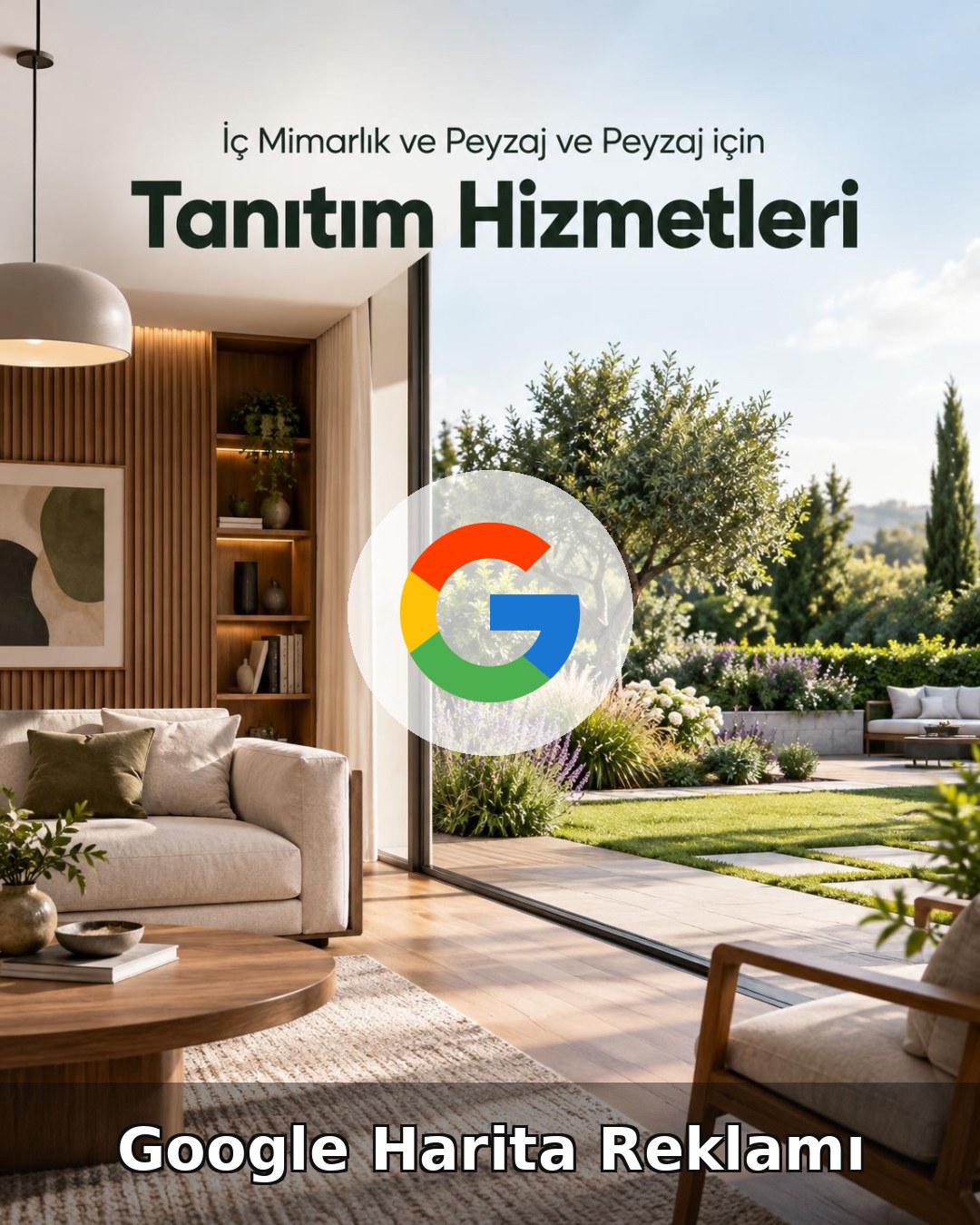İç Mimarlık ve Peyzaj Google Harita Reklamı
