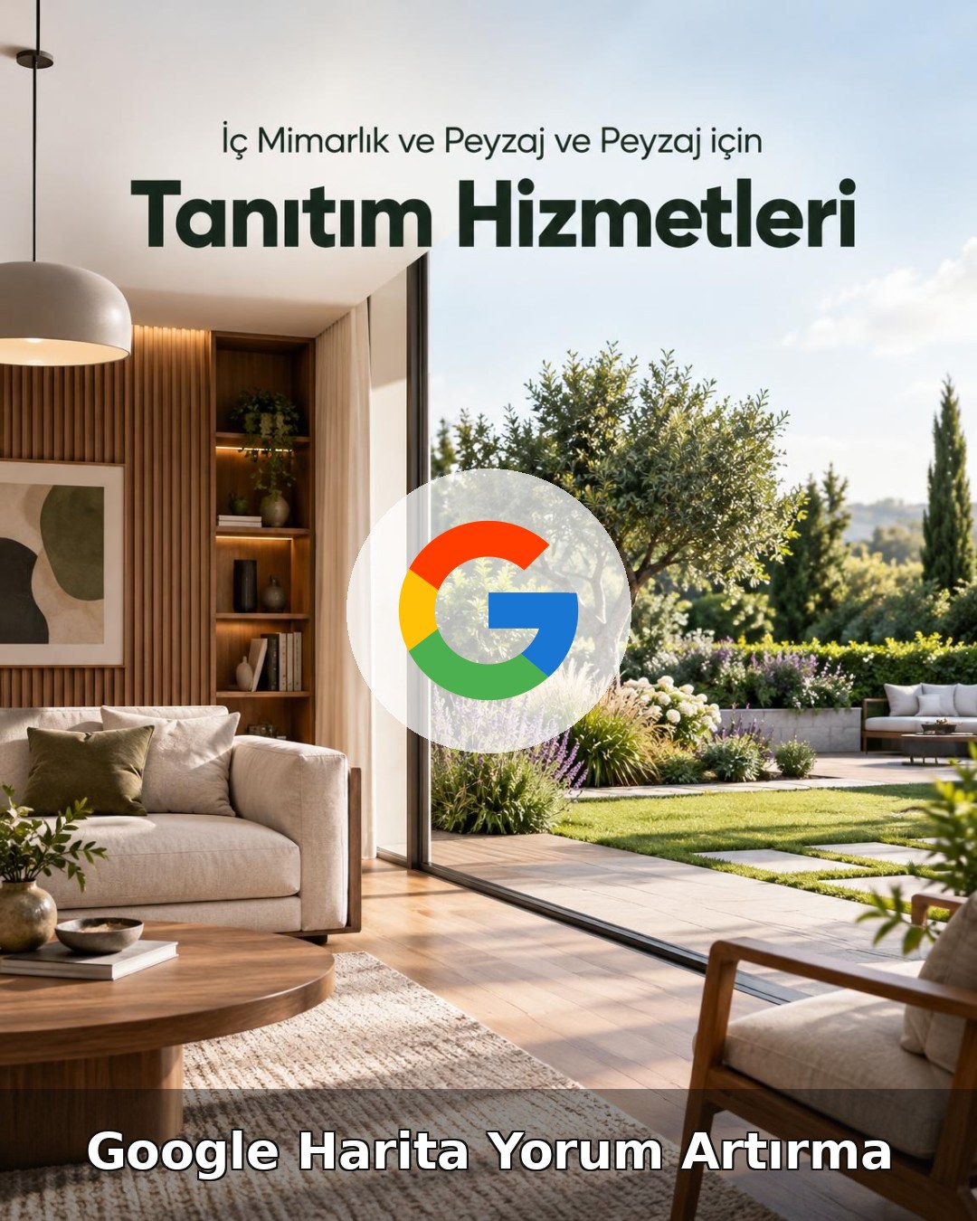 İç Mimarlık ve Peyzaj Google Harita Yorum Artırma