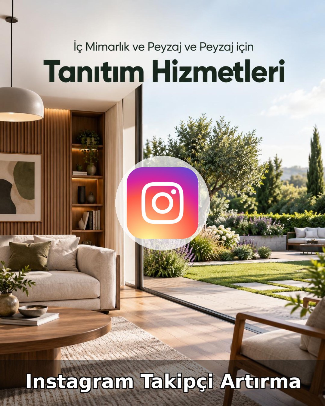İç Mimarlık ve Peyzaj Instagram Takipçi Artırma