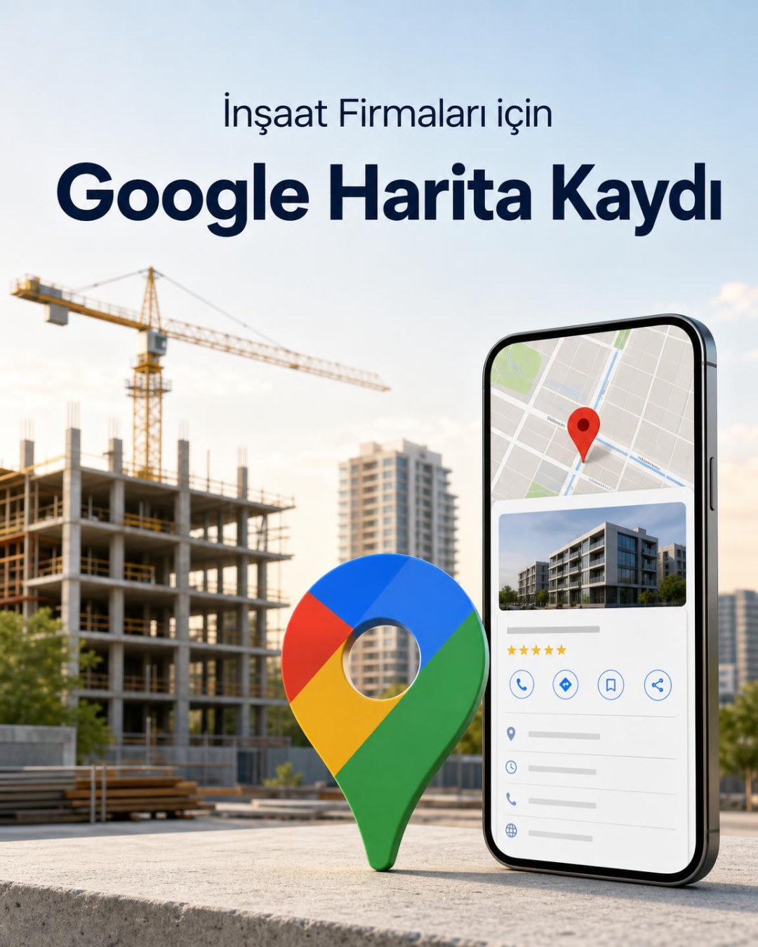 İnşaat Firması Google Harita Kaydı