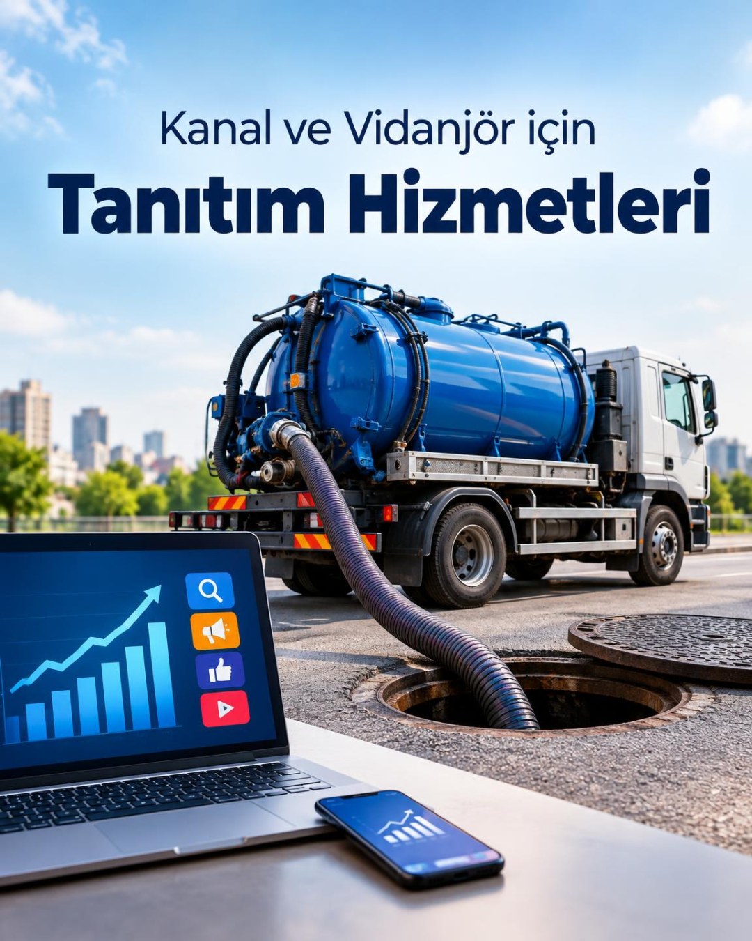 Kanal ve Vidanjöre Özel Tanıtım Hizmetleri