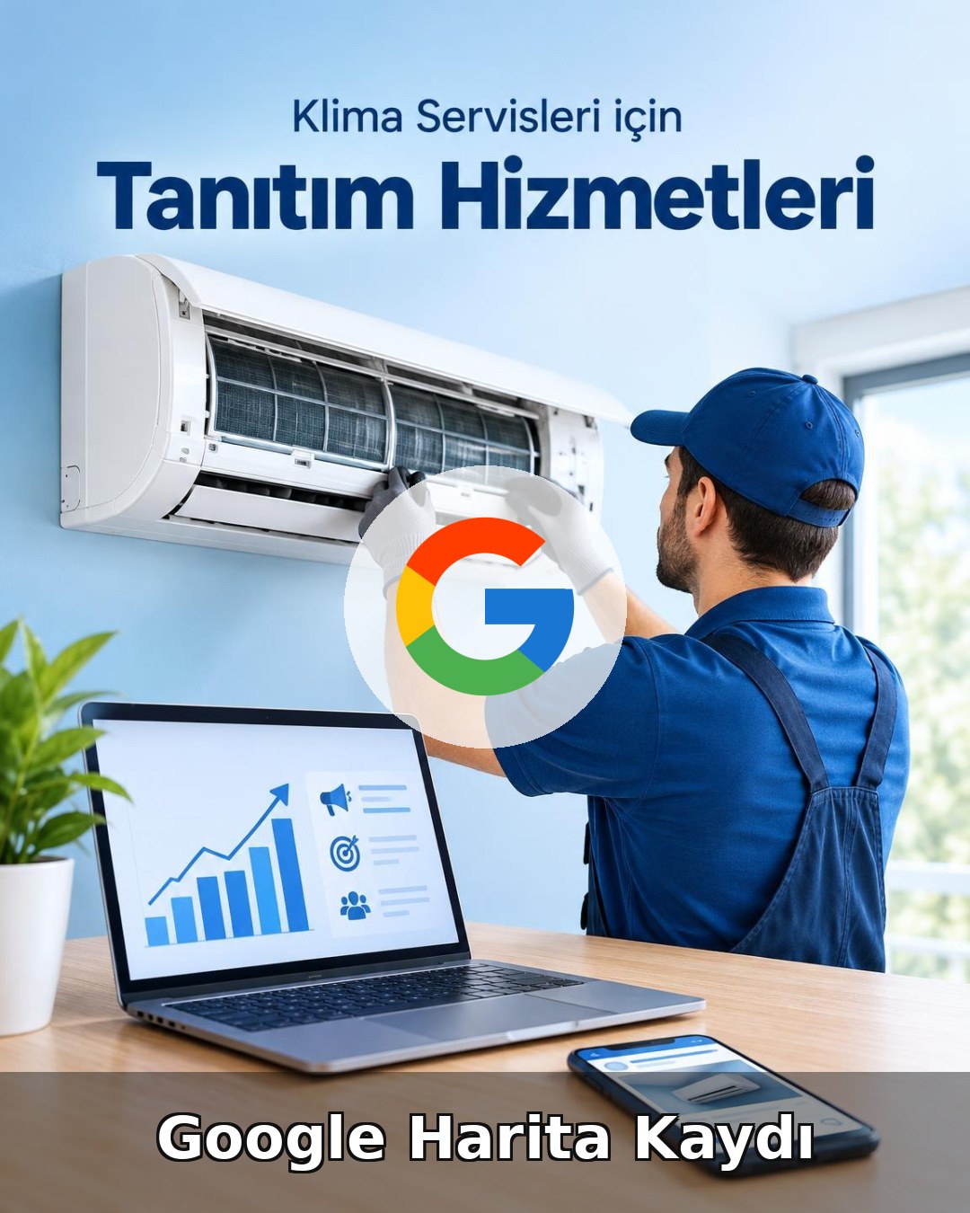 Klima Servisi Google Harita Kaydı