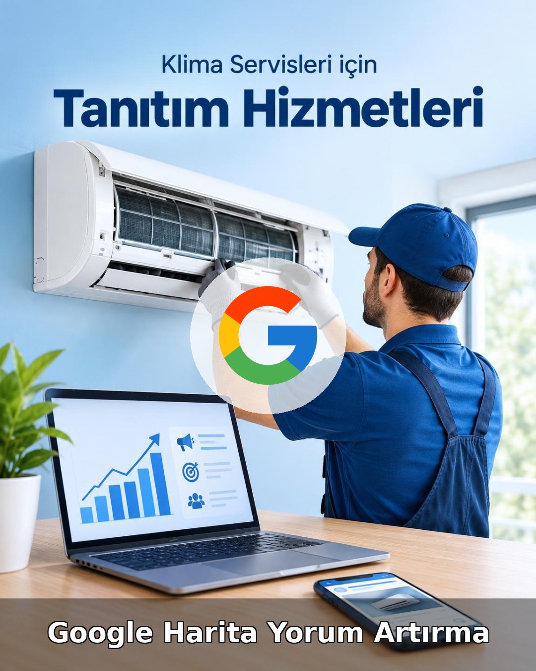 Klima Servisi Google Harita Yorum Artırma