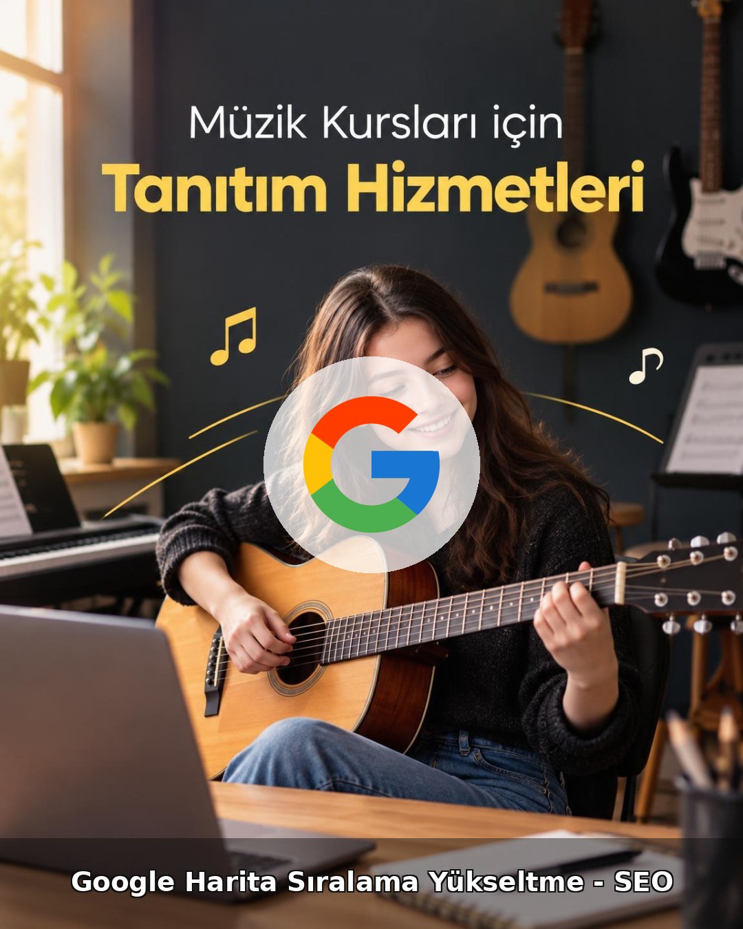 Müzik Kursu Google Harita Sıralama Yükseltme - SEO