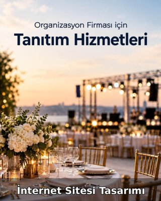 Organizasyon Firması İnternet Sitesi Tasarımı (Web Tasarım)
