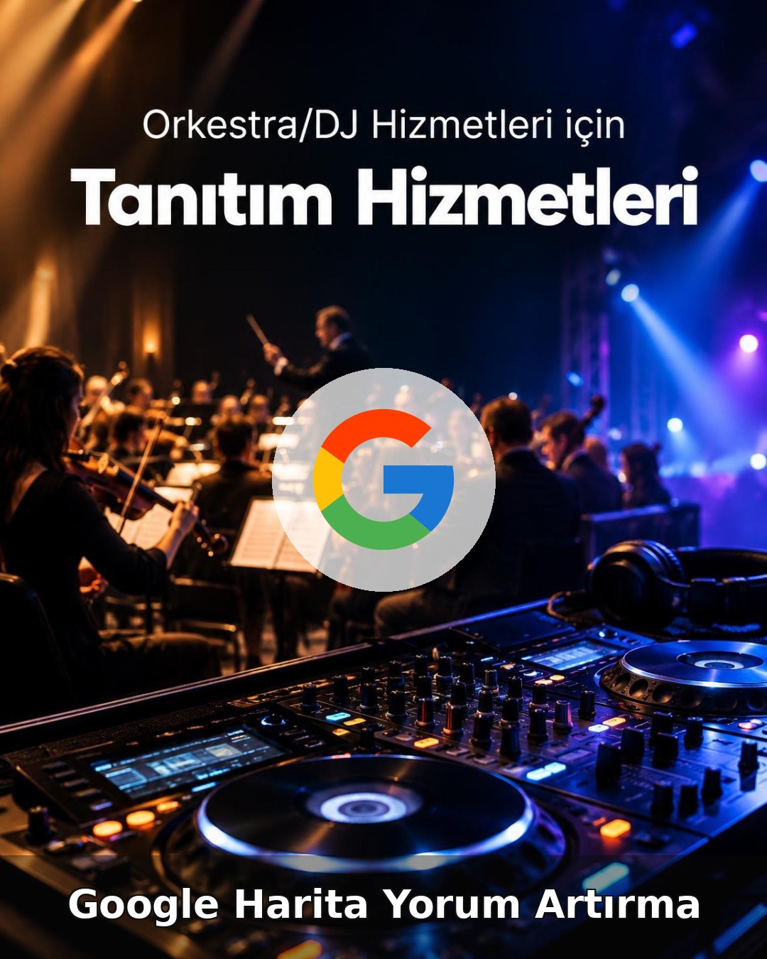 Orkestra/DJ Hizmeti Google Harita Yorum Artırma