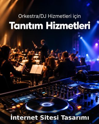 Orkestra/DJ Hizmeti İnternet Sitesi Tasarımı (Web Tasarım)