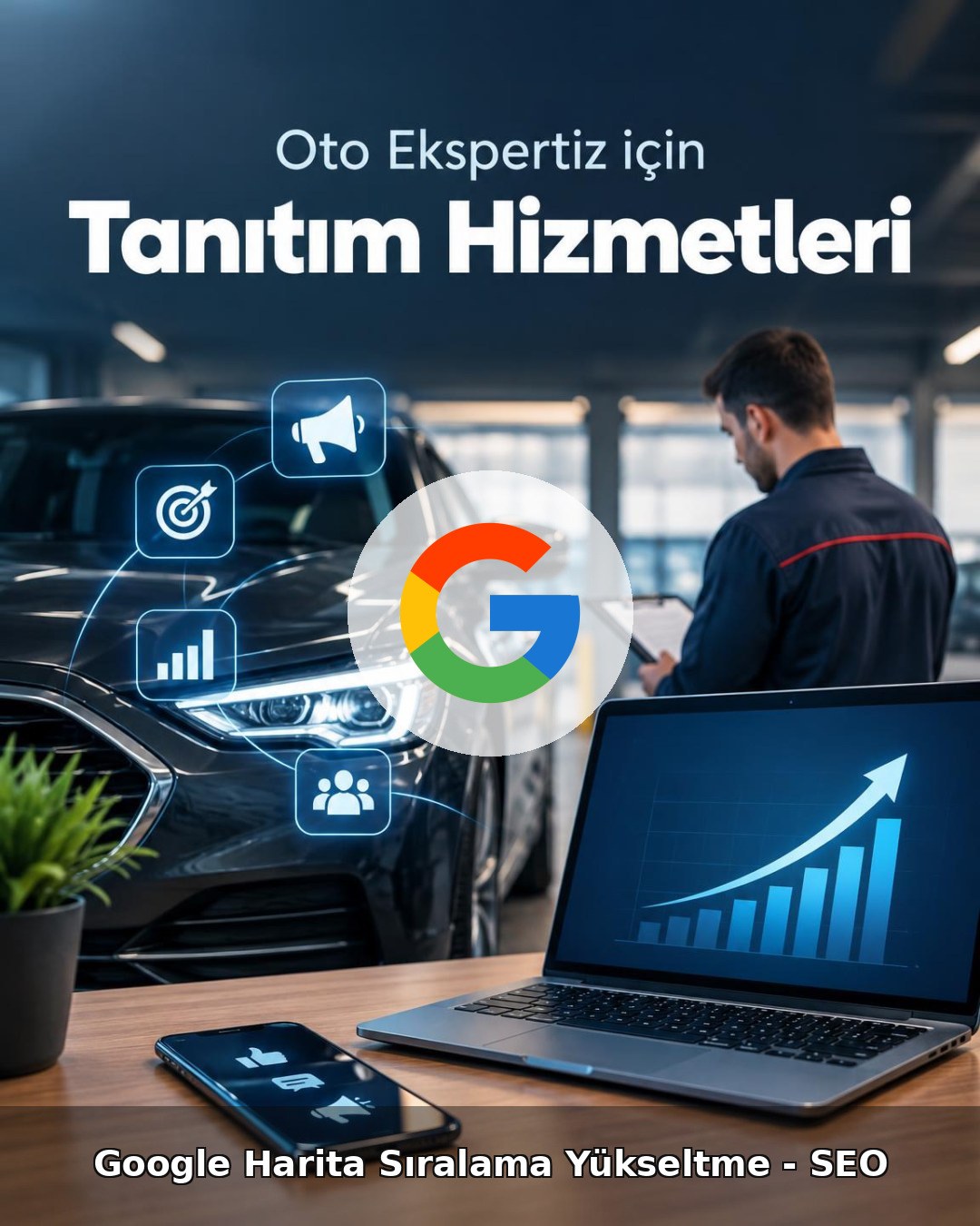 Oto Ekspertiz Google Harita Sıralama Yükseltme - SEO