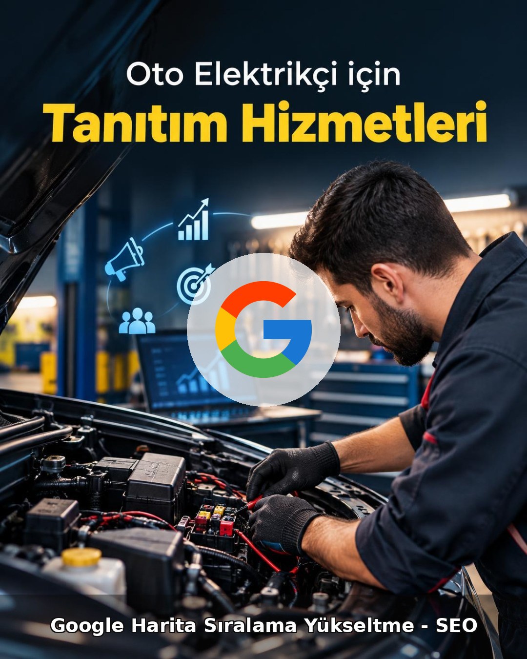 Oto Elektrik Google Harita Sıralama Yükseltme - SEO