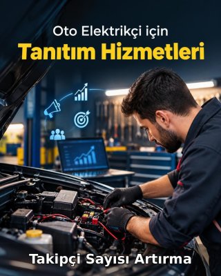 Oto Elektrik Takipçi Sayısı Artırma