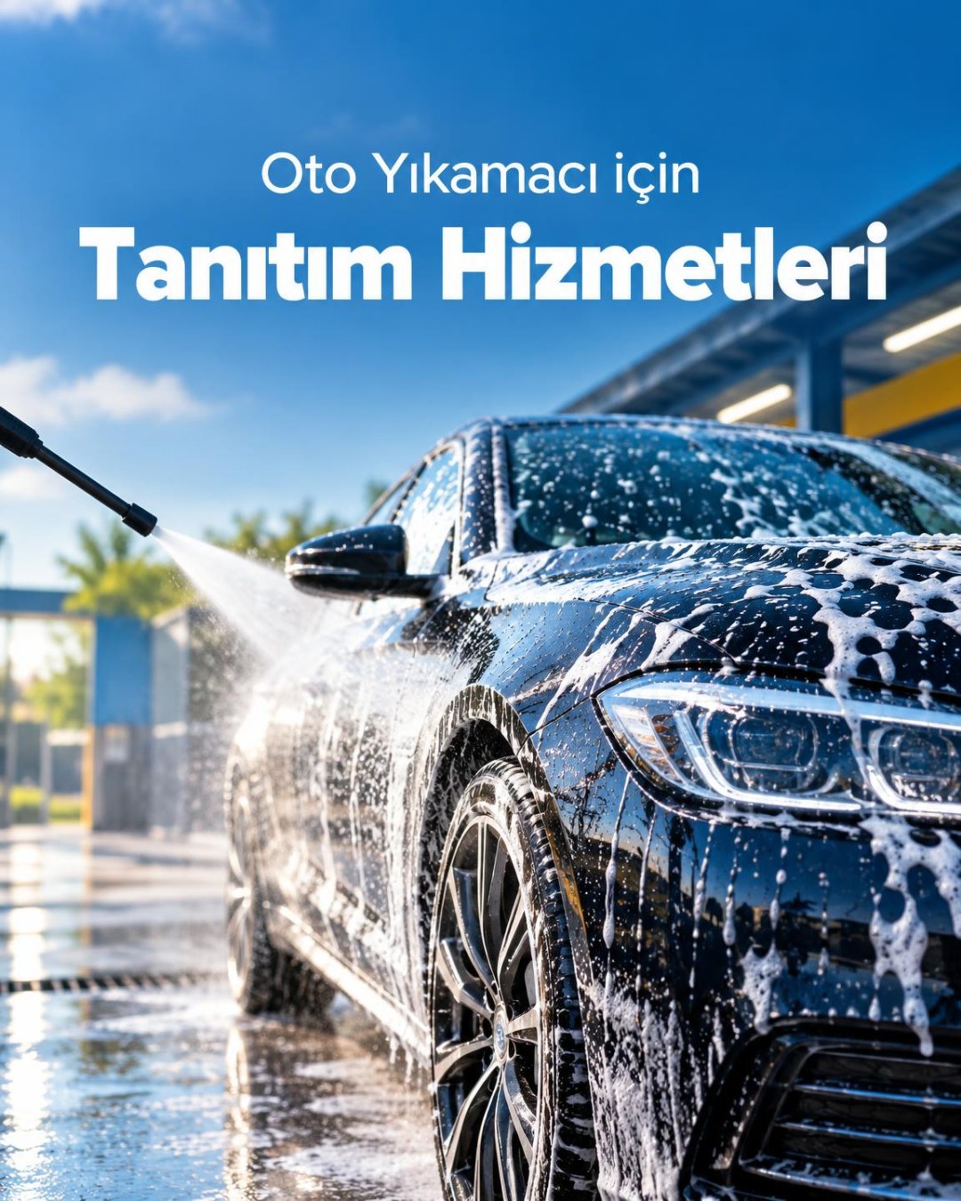 Oto Yıkamacıa Özel Tanıtım Hizmetleri