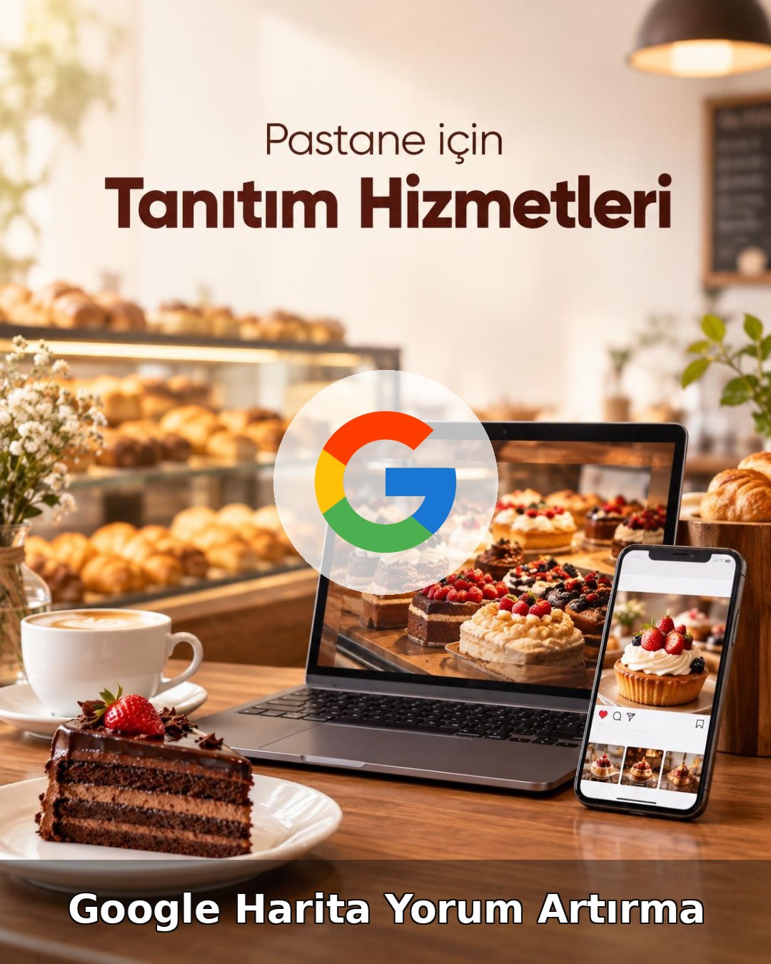 Pastane Google Harita Yorum Artırma