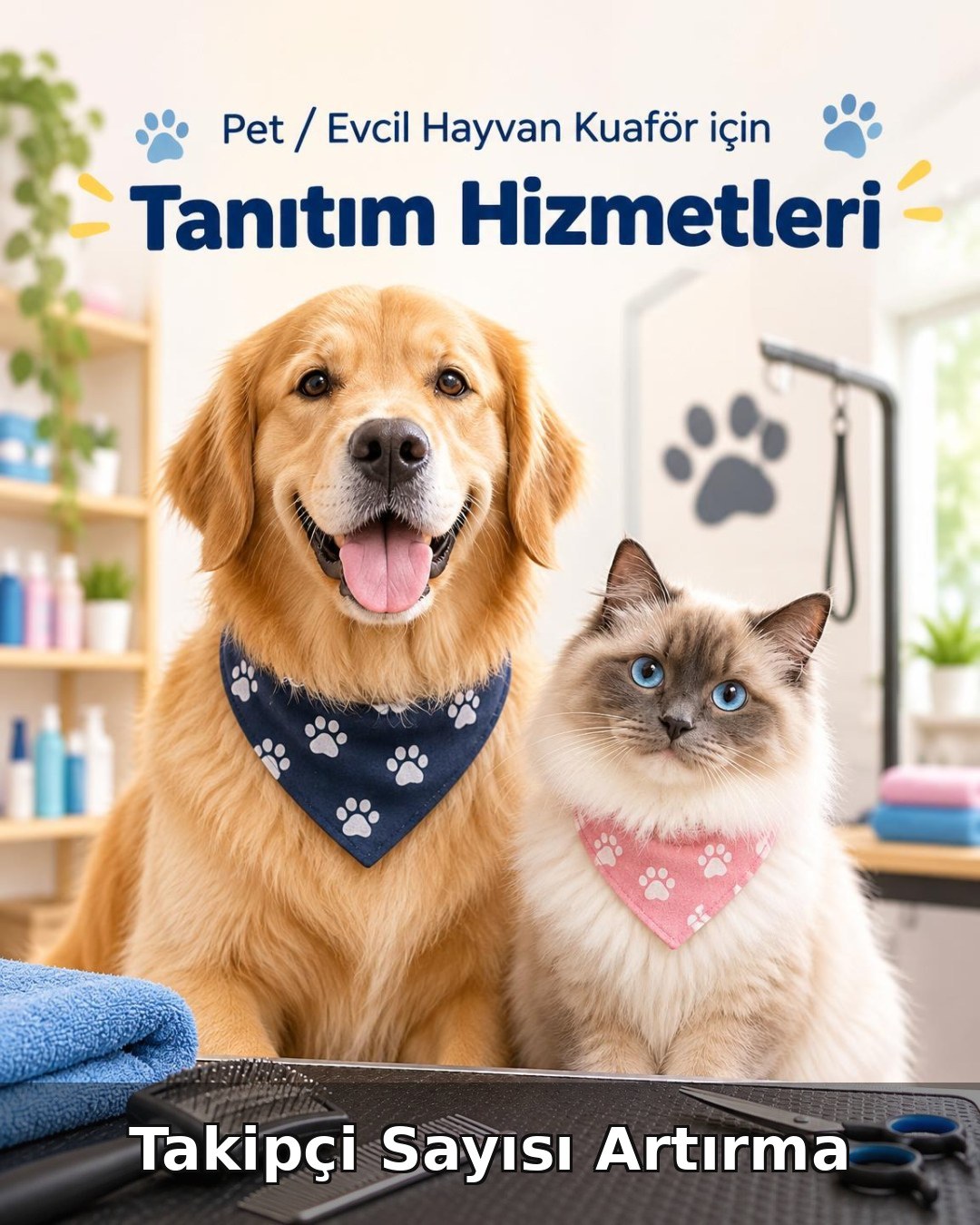 Pet / Evcil Hayvan Otel Takipçi Sayısı Artırma