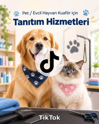 Pet / Evcil Hayvan Otel TikTok Yönetimi