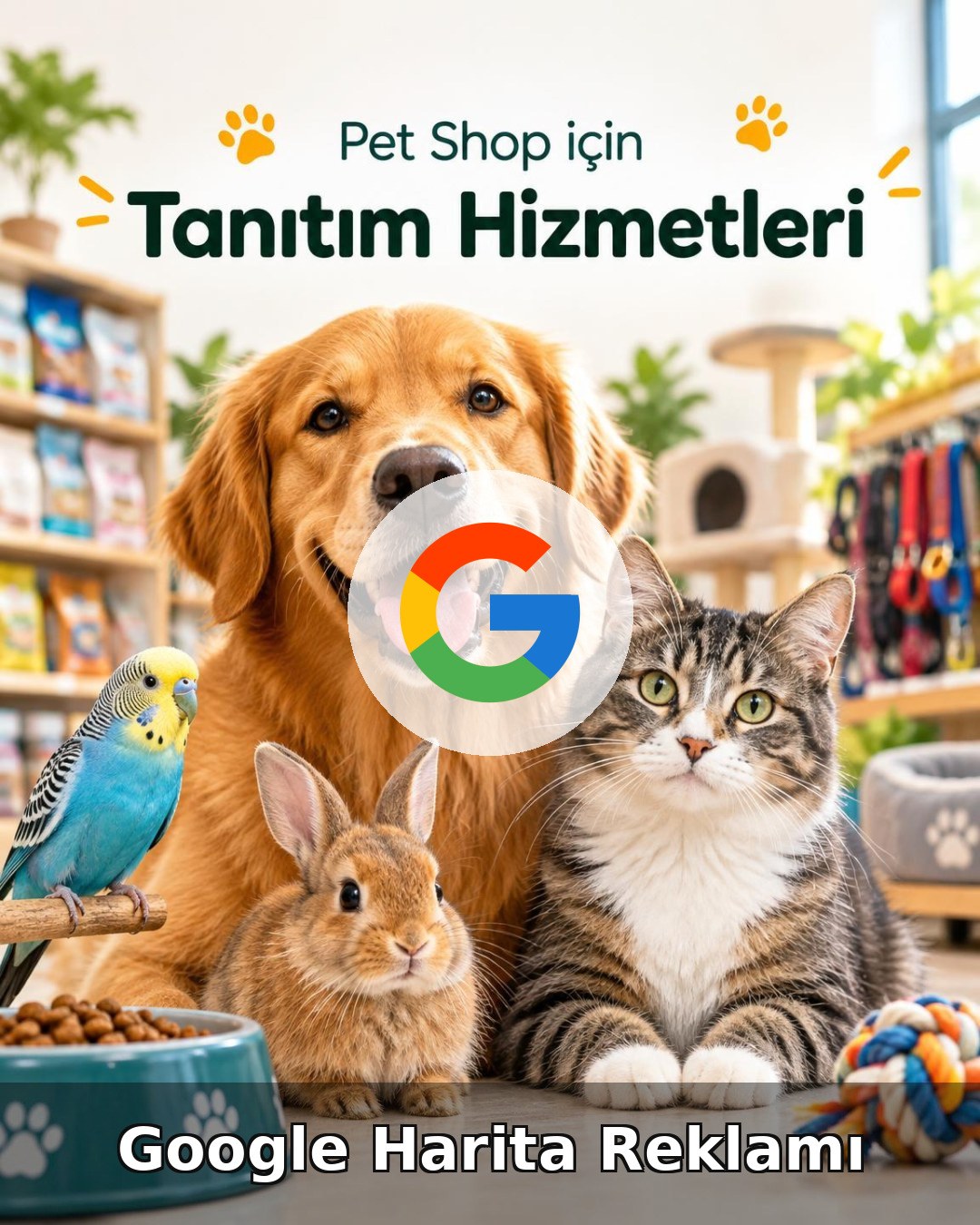 Pet Shop Google Harita Reklamı