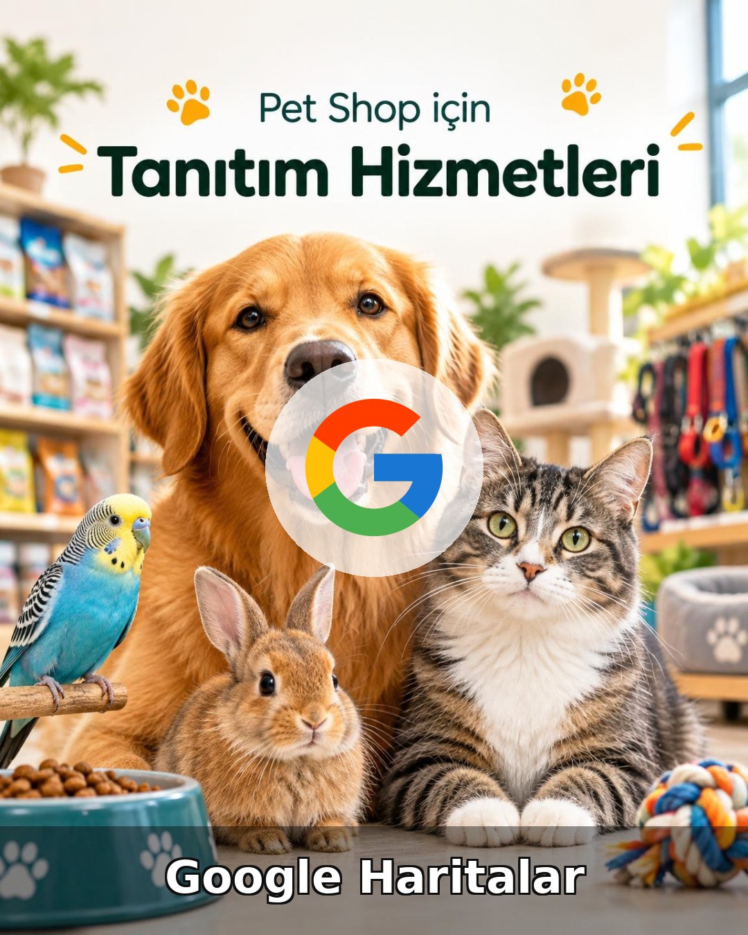 Pet Shop Google Harita Yönetimi