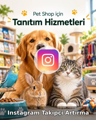 Pet Shop Instagram Takipçi Artırma
