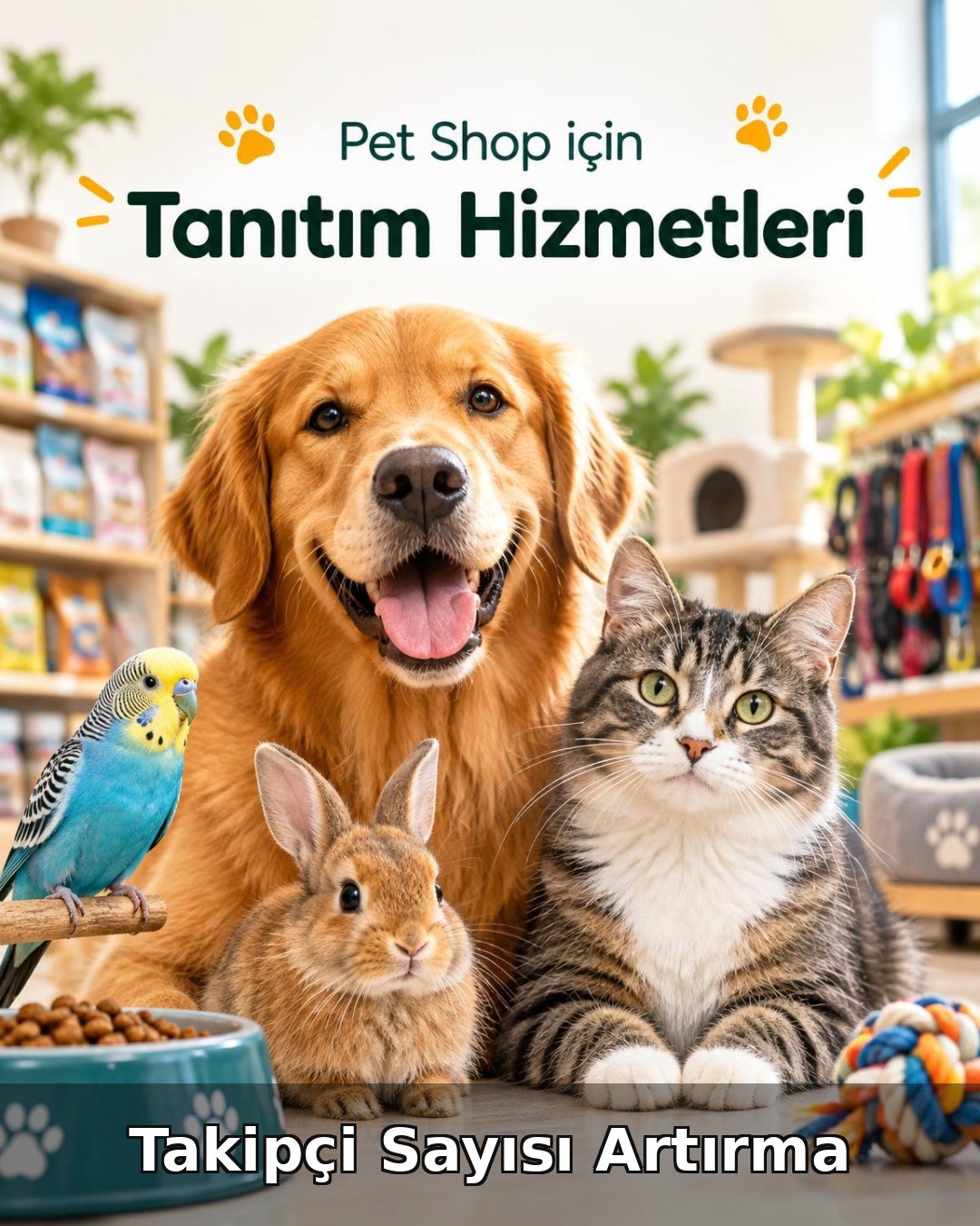 Pet Shop Takipçi Sayısı Artırma