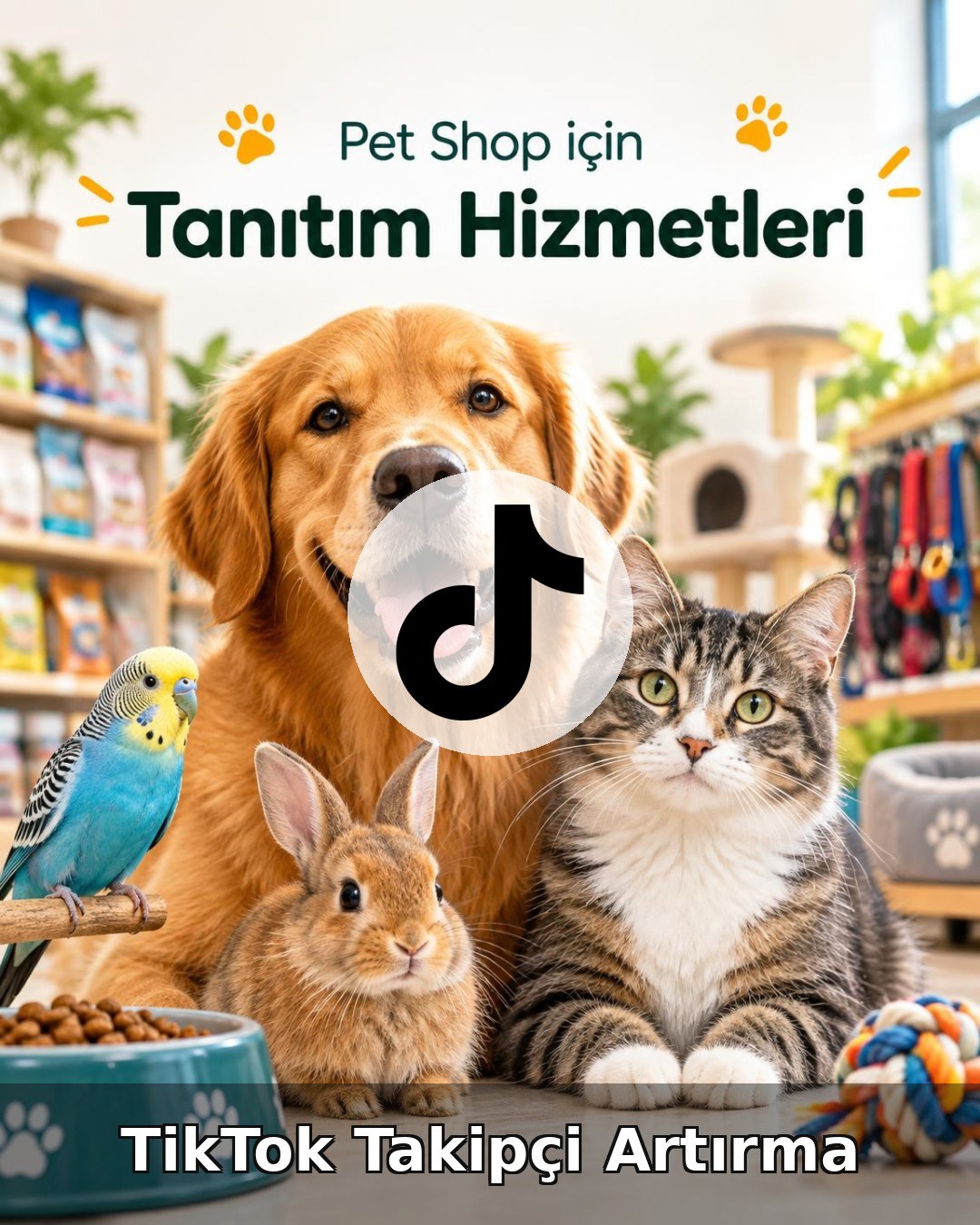 Pet Shop TikTok Takipçi Artırma