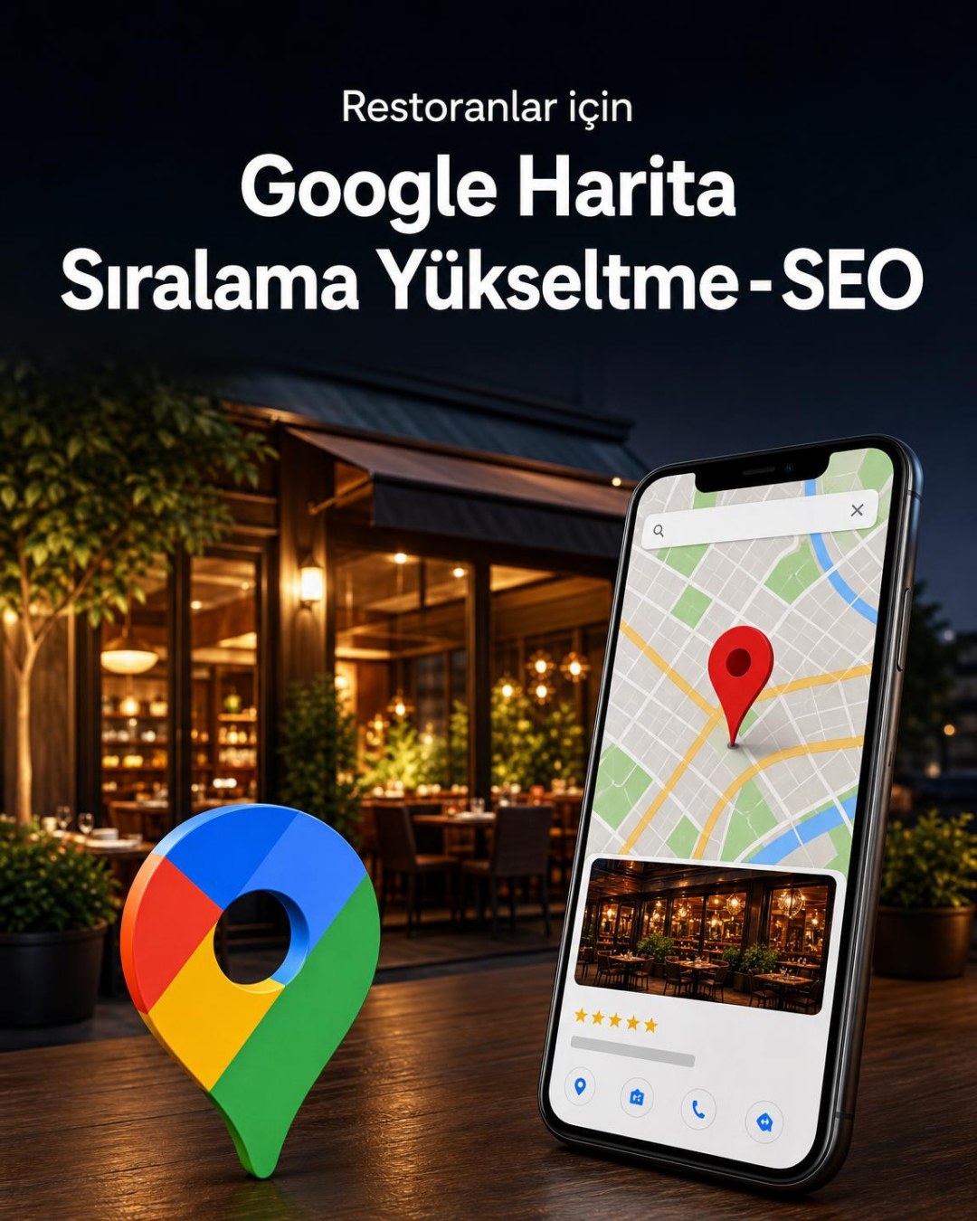 Restoran Google Harita Sıralama Yükseltme - SEO