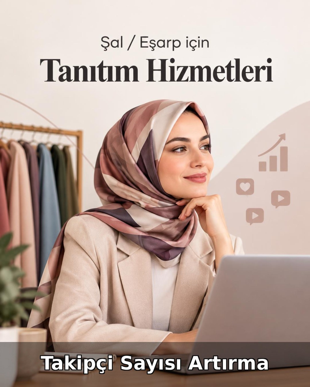 Şal / Eşarp Takipçi Sayısı Artırma