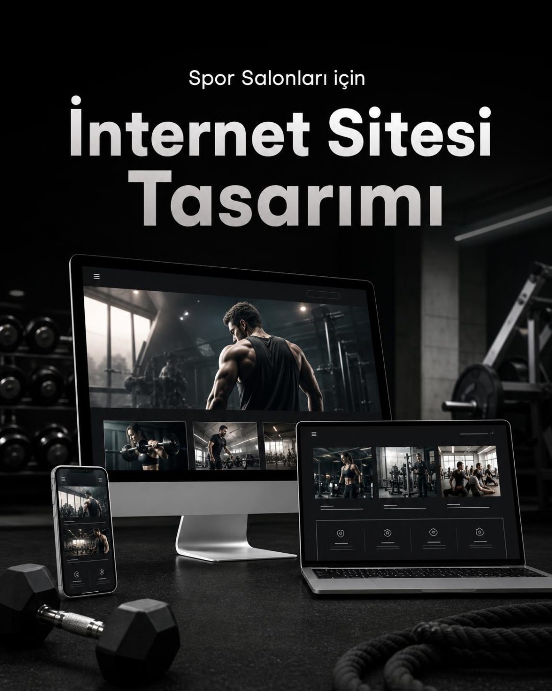 Spor Salonu İnternet Sitesi Tasarımı (Web Tasarım)