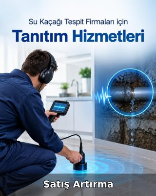 Su Kaçağı Tespiti Satış Artırma