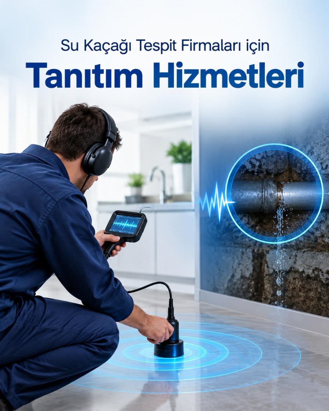 Su Kaçağı Tespite Özel Tanıtım Hizmetleri