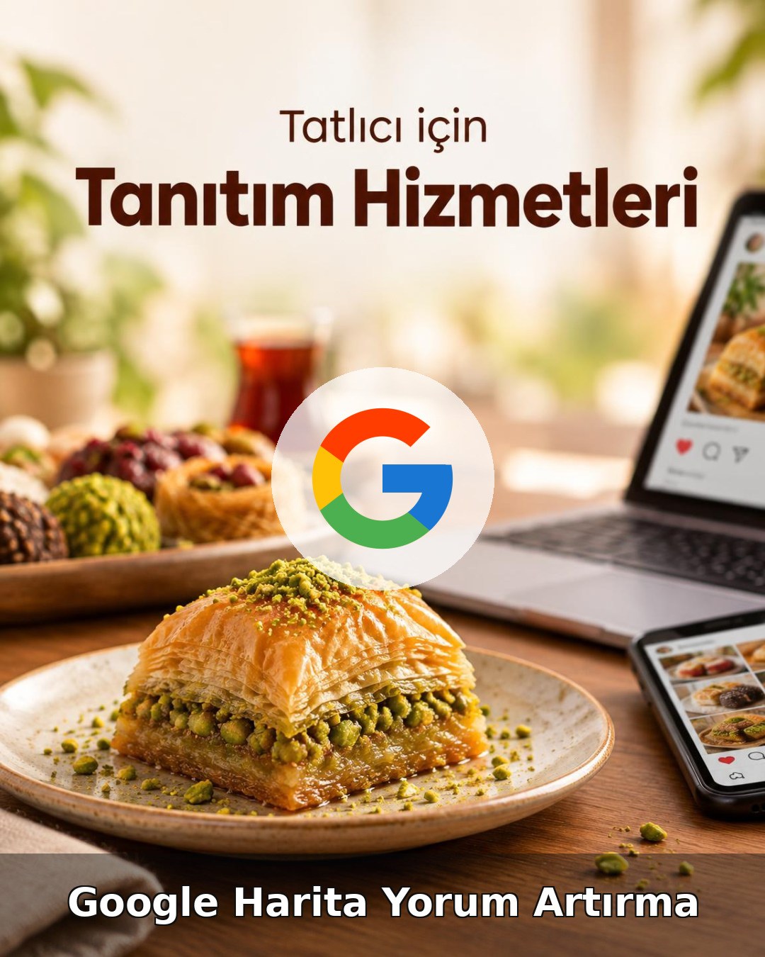 Tatlıcı Google Harita Yorum Artırma