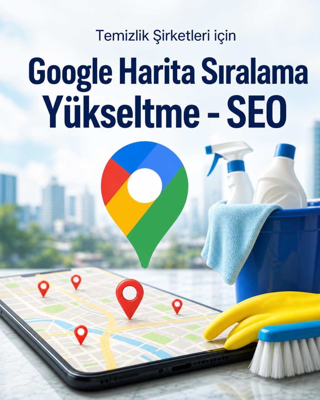 Temizlik Şirketi Google Harita Sıralama Yükseltme - SEO