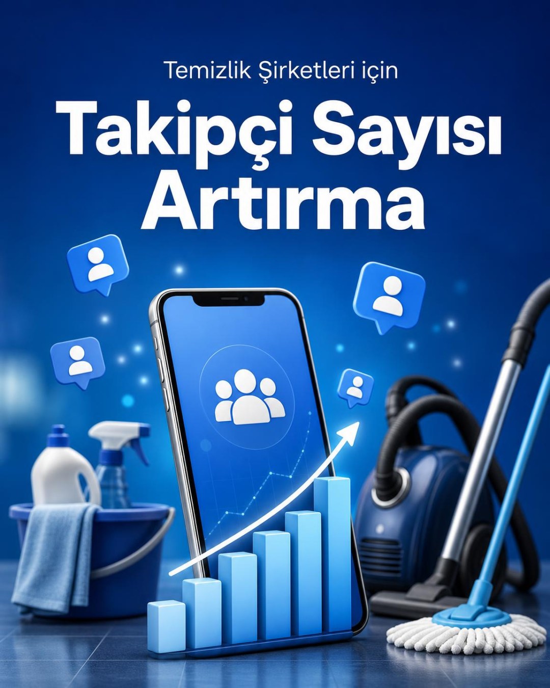 Temizlik Şirketi Takipçi Sayısı Artırma