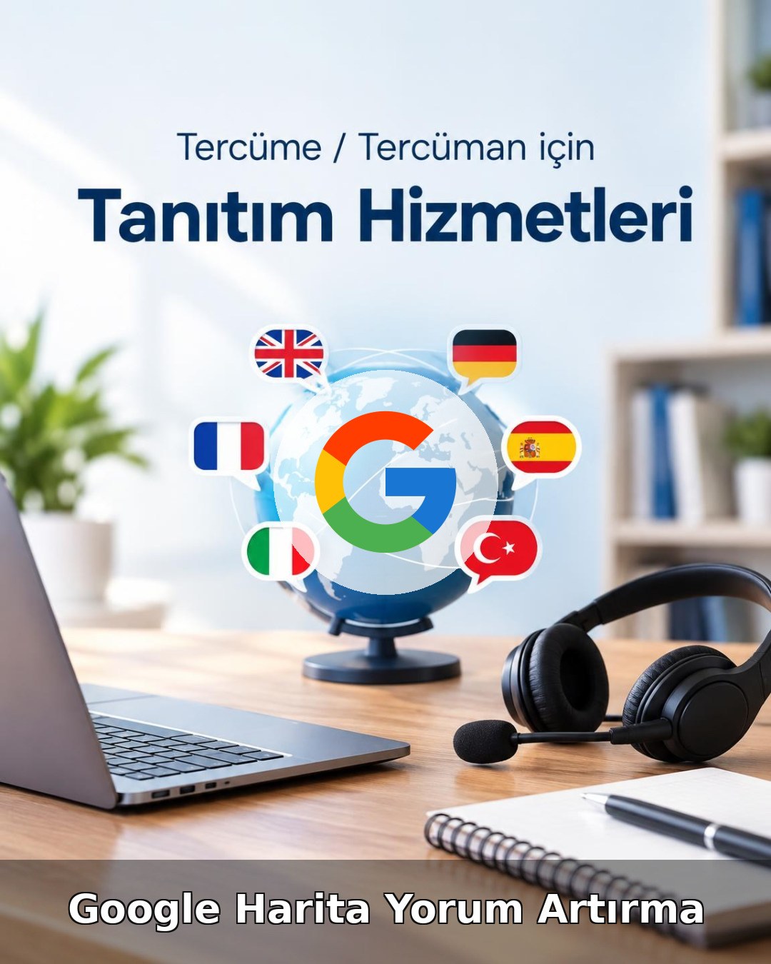 Tercüme / Tercüman Google Harita Yorum Artırma
